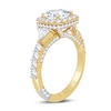 Thumbnail Image 2 of Pnina Tornai Lab-Grown Diamond Engagement Ring 2-7/8 ct tw Cushion/Round/ Trillion 14K Yellow Gold