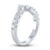 Thumbnail Image 2 of Lab-Grown Diamond Contour Anniversary Band 1 ct tw Round 14K White Gold