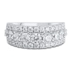 Thumbnail Image 1 of Lab-Grown Diamond Anniversary Band 2 ct tw Round 14K White Gold