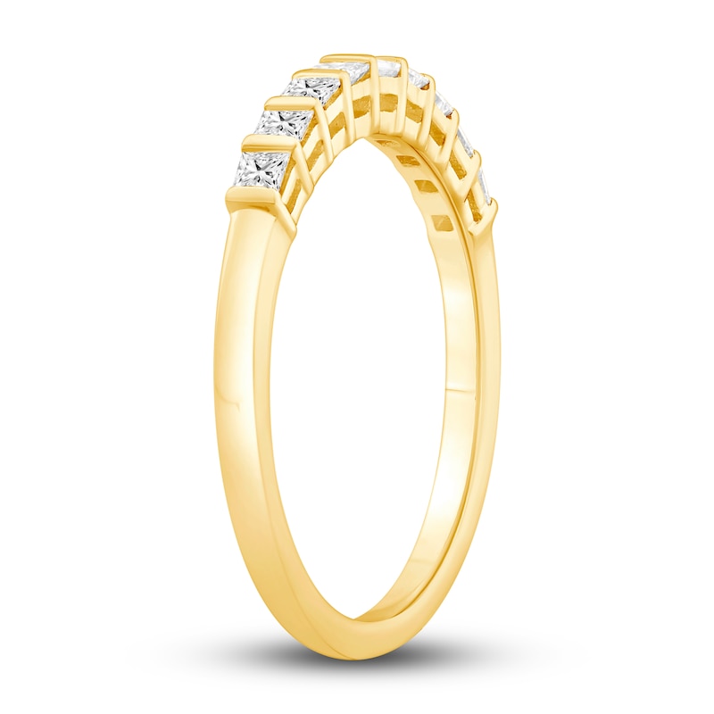Main Image 2 of Diamond Anniversary Band 3/8 ct tw Princess 14K Yellow Gold