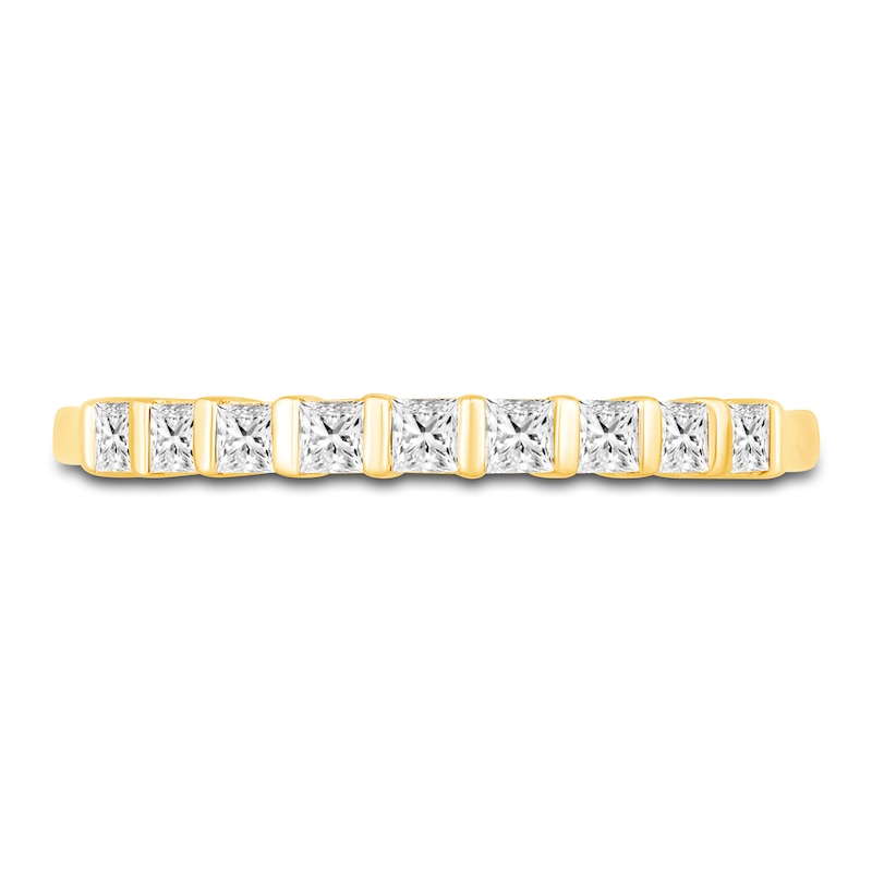 Main Image 3 of Diamond Anniversary Band 3/8 ct tw Princess 14K Yellow Gold