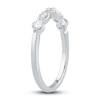 Thumbnail Image 2 of Diamond Anniversary Band 1/2 ct tw Round/Marquise 14K White Gold