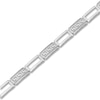 Thumbnail Image 2 of Men's Diamond Bracelet 1 ct tw Round 14K White Gold 8.5"