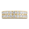 Thumbnail Image 3 of Lab-Grown Diamond Anniversary Band 2 ct tw Round 14K Yellow Gold