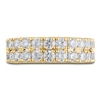 Thumbnail Image 2 of Lab-Created Diamond Anniversary Band 2 ct tw Round 14K Yellow Gold