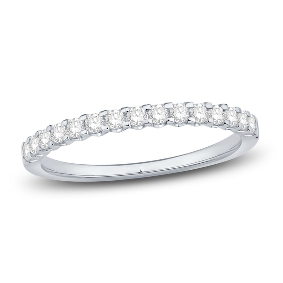 Diamond Anniversary Band 14 ct tw Round 18K White Gold