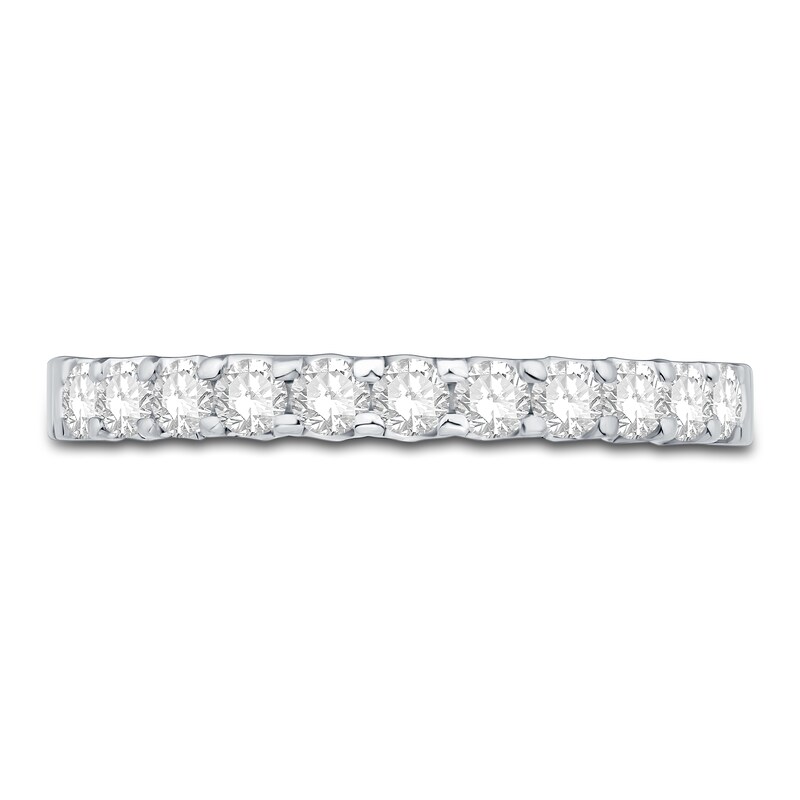 Main Image 2 of Diamond Anniversary Band 1/2 ct tw Round 18K White Gold