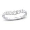 Thumbnail Image 1 of Diamond Contour Anniversary Band 5/8 ct tw Round 18K White Gold