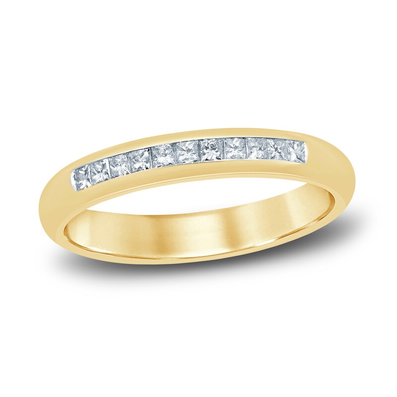 Main Image 1 of Diamond Anniversary Band 1/4 ct tw Princess 14K Yellow Gold