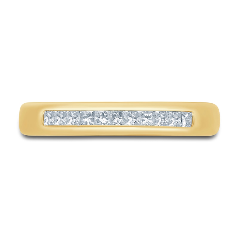 Main Image 3 of Diamond Anniversary Band 1/4 ct tw Princess 14K Yellow Gold