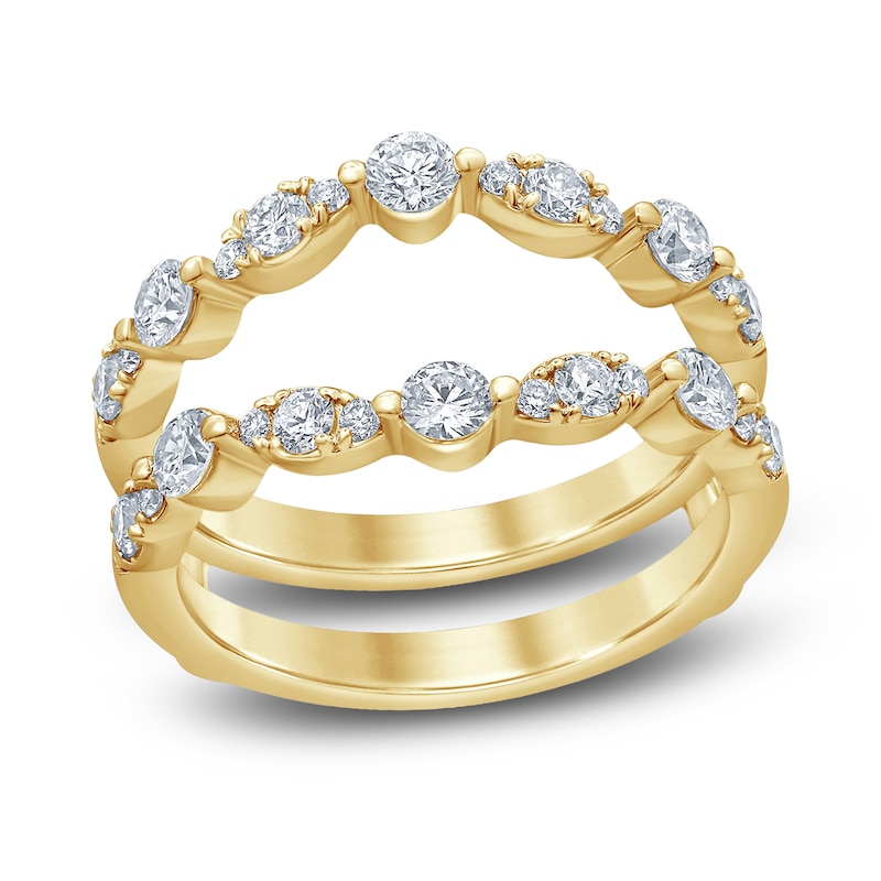 Diamond Anniversary Enhancer Band 1 ct tw Round 14K Yellow Gold