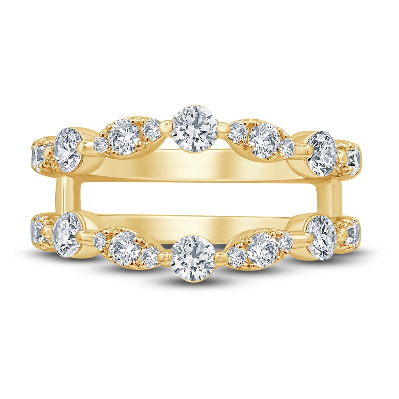 Main Image 3 of Diamond Anniversary Enhancer Band 1 ct tw Round 14K Yellow Gold