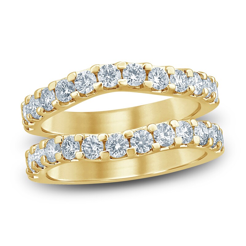 Main Image 1 of Diamond Anniversary Enhancer Band 1-1/2 ct tw Round 14K Yellow Gold