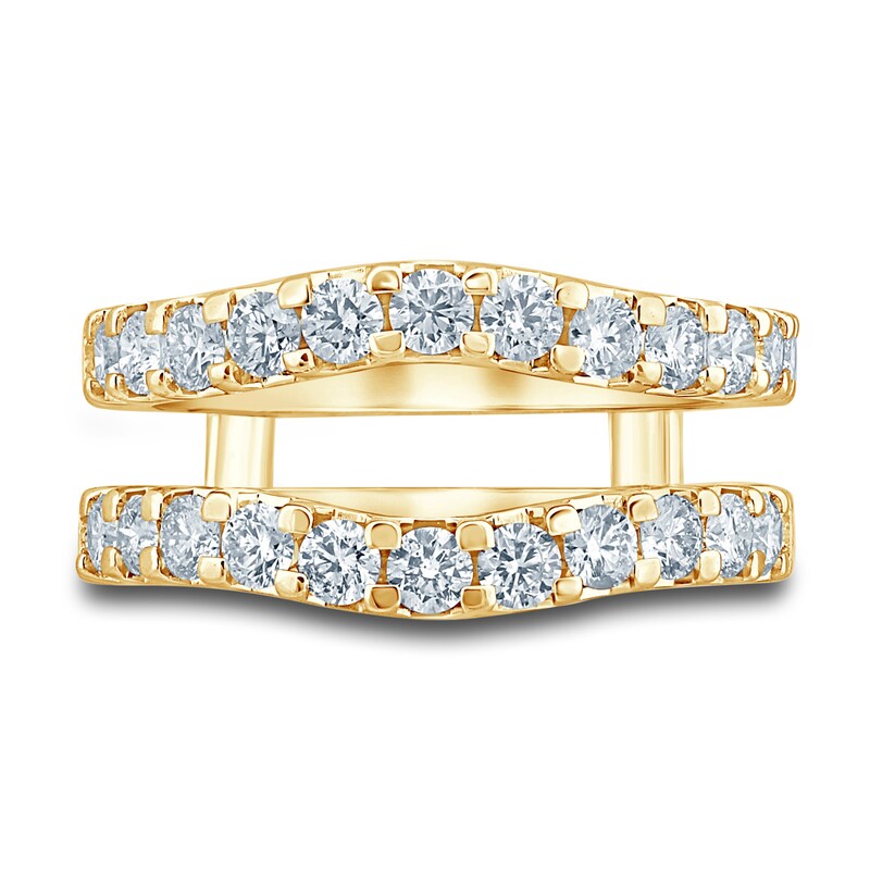 Main Image 3 of Diamond Anniversary Enhancer Band 1-1/2 ct tw Round 14K Yellow Gold