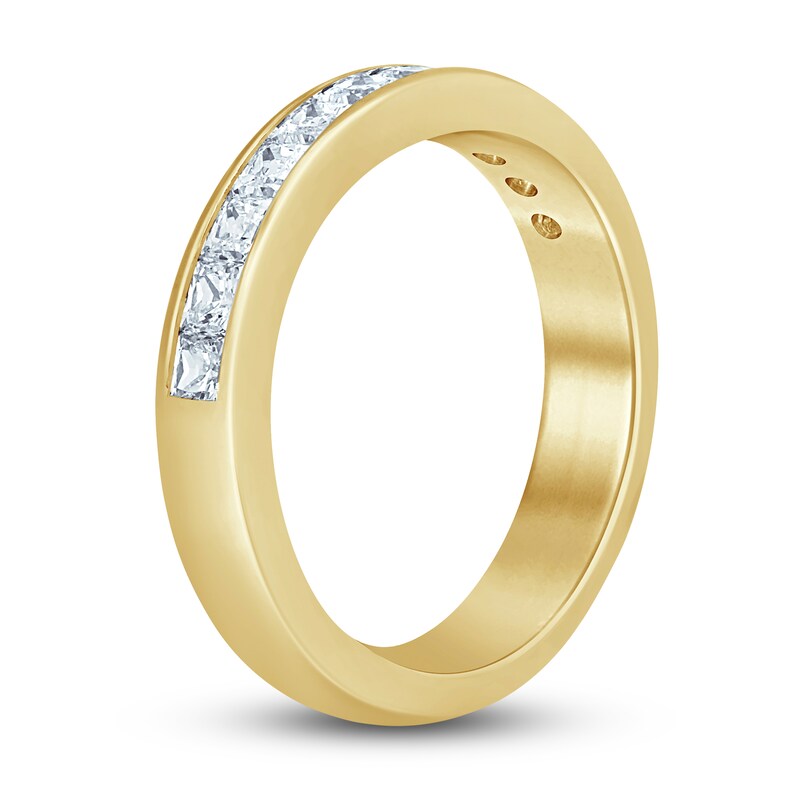 Main Image 2 of Diamond Anniversary Band 1 ct tw Princess 14K Yellow Gold