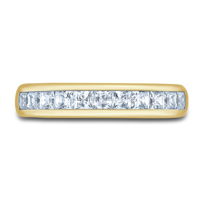 Main Image 3 of Diamond Anniversary Band 1 ct tw Princess 14K Yellow Gold