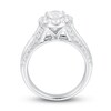 Thumbnail Image 2 of Diamond Engagement Ring 2-1/4 ct tw Oval/Round 14K White Gold