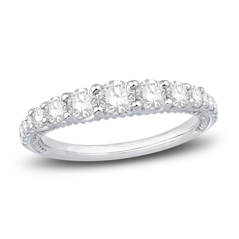 Main Image 1 of Diamond Anniversary Band 1 ct tw Round 18K White Gold
