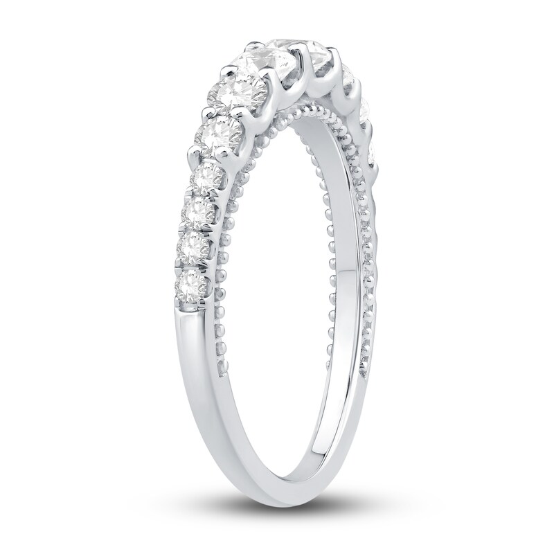 Diamond Anniversary Band 1 ct tw Round 18K White Gold