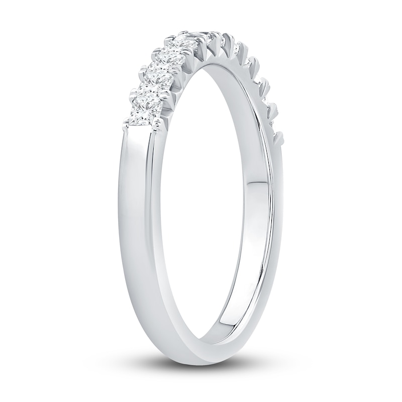 Main Image 2 of Diamond Anniversary Band 5/8 ct tw Princess 18K White Gold