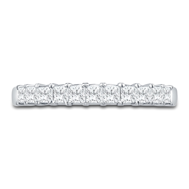 Main Image 3 of Diamond Anniversary Band 5/8 ct tw Princess 18K White Gold