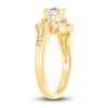 Diamond Engagement Ring 7/8 ct tw Round 14K Yellow Gold