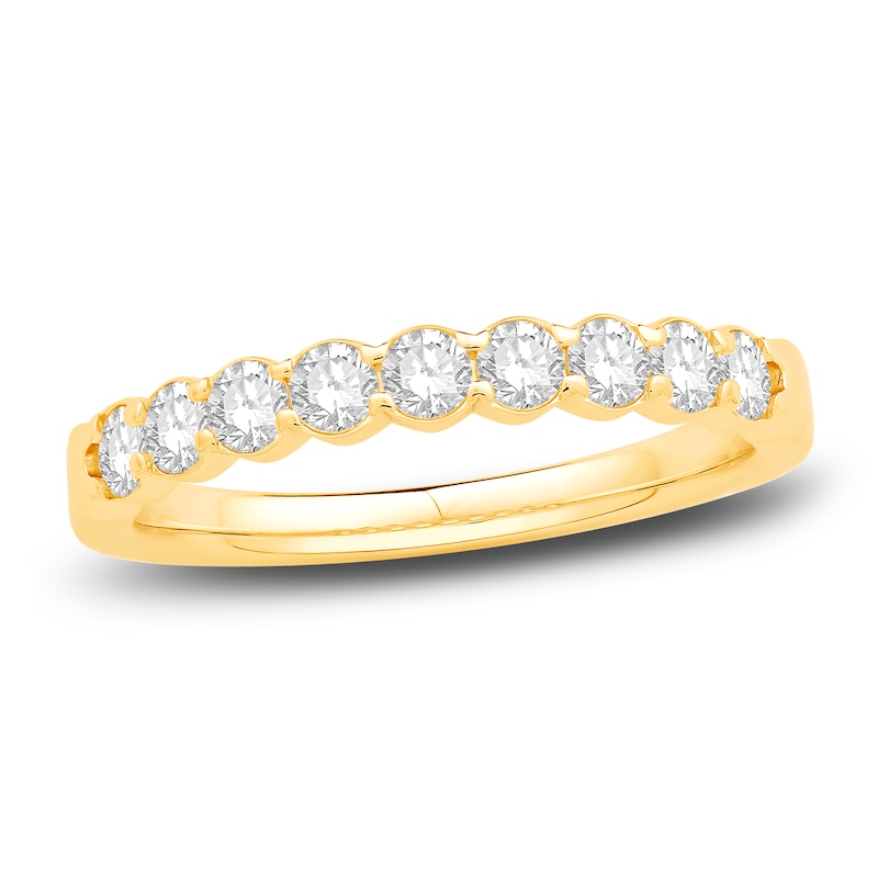 Main Image 1 of Diamond Anniversary Band 1/2 ct tw Round 14K Yellow Gold