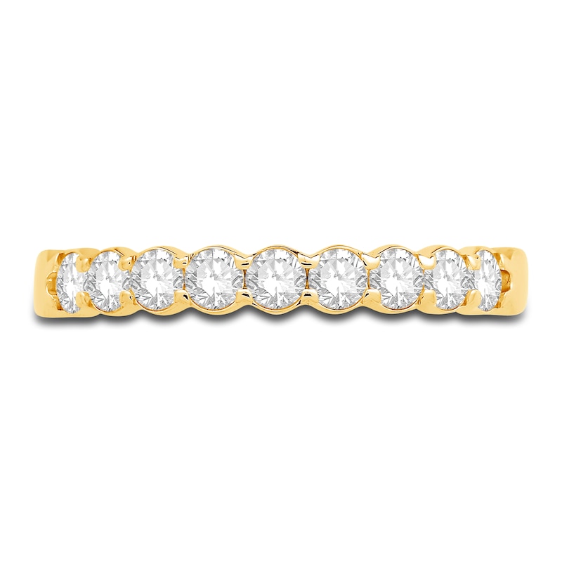 Main Image 2 of Diamond Anniversary Band 1/2 ct tw Round 14K Yellow Gold
