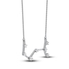 Thumbnail Image 2 of Diamond Scorpio Constellation Necklace 1/6 ct tw Round 14K White Gold