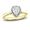 Thumbnail Image 1 of Diamond Engagement Ring 1/2 ct tw Round 14K Yellow Gold