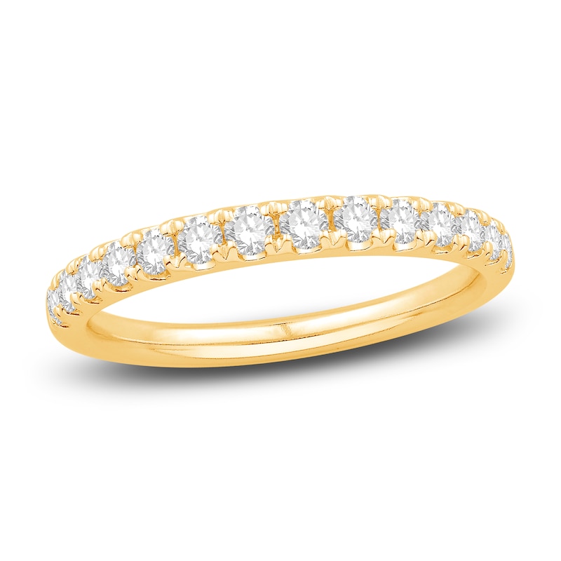 Main Image 1 of Diamond Anniversary Band 1/2 ct tw Round 14K Yellow Gold