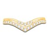 Thumbnail Image 3 of Diamond Contour Anniversary Band 1/3 ct tw Round 14K Yellow Gold