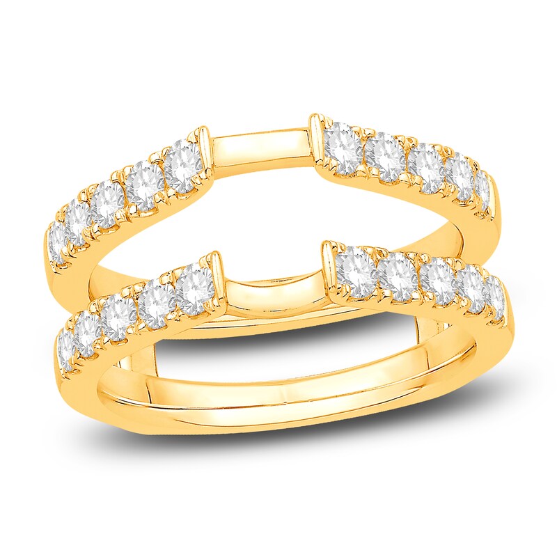 Main Image 1 of Diamond Anniversary Enhancer Band 1 ct tw Round 14K Yellow Gold