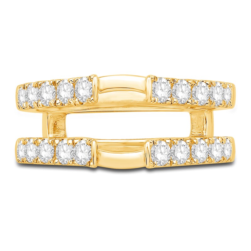 Main Image 3 of Diamond Anniversary Enhancer Band 1 ct tw Round 14K Yellow Gold