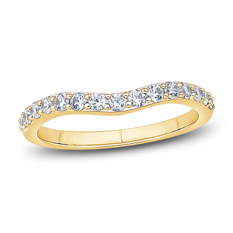 Main Image 1 of Diamond Anniversary Enhancer Band 3/8 ct tw Round 14K Yellow Gold
