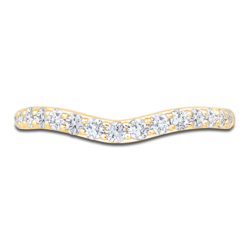 Main Image 3 of Diamond Anniversary Enhancer Band 3/8 ct tw Round 14K Yellow Gold
