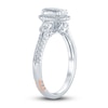 Thumbnail Image 2 of Pnina Tornai Lab-Grown Diamond Engagement Ring 1-1/2 ct tw Oval/Round 14K White Gold