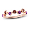 Thumbnail Image 1 of Juliette Maison Natural Garnet & Natural Amethyst Ring 10K Rose Gold