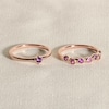 Thumbnail Image 4 of Juliette Maison Natural Garnet & Natural Amethyst Ring 10K Rose Gold