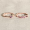 Thumbnail Image 4 of Juliette Maison Natural Rhodolite Garnet & Natural Garnet Ring 10K Yellow Gold