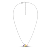Thumbnail Image 2 of Juliette Maison Natural Multi-Gemstone Constellation Necklace 10K White Gold