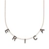 Thumbnail Image 1 of Juliette Maison Black Diamond Station Name Necklace 1-3/8 ct tw Round 10K Rose Gold