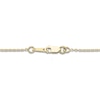 Thumbnail Image 3 of Diamond Initial R Pendant Necklace 1/20 ct tw Round 10K Yellow Gold 18"