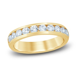 Diamond Anniversary Band 1 ct tw Round 14K Yellow Gold