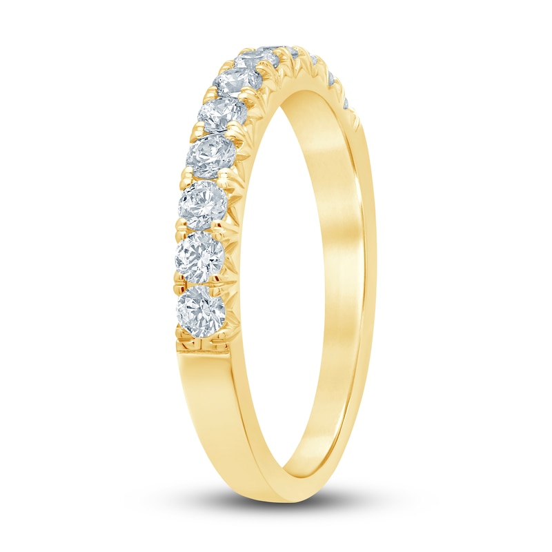Main Image 2 of Diamond Anniversary Ring 1/2 ct tw Round 14K Yellow Gold