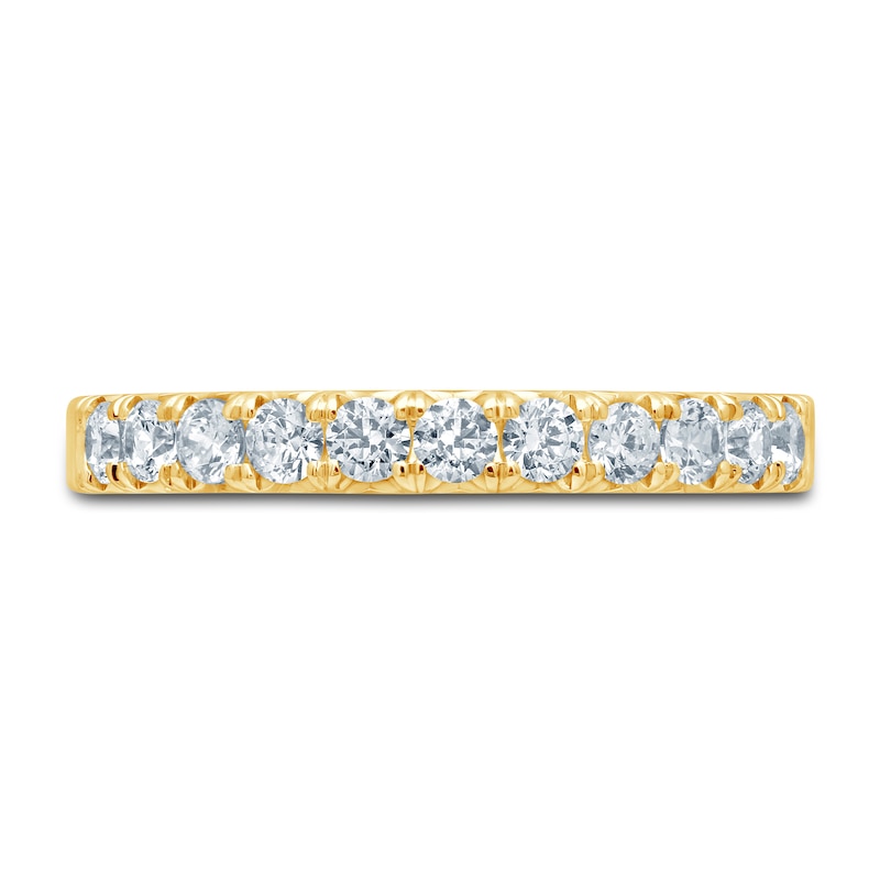 Main Image 3 of Diamond Anniversary Ring 1/2 ct tw Round 14K Yellow Gold