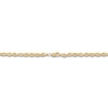Thumbnail Image 1 of Solid Glitter Rope Necklace 14K Yellow Gold 22" 3.8mm