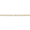 Thumbnail Image 2 of Solid Glitter Rope Necklace 14K Yellow Gold 22" 3.3mm