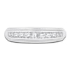 Thumbnail Image 3 of Men's Diamond Wedding Band 1/2 ct tw Round 14K White Gold