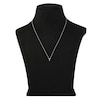 Thumbnail Image 3 of Diamond Accent Letter T Necklace Round 14K White Gold 18"